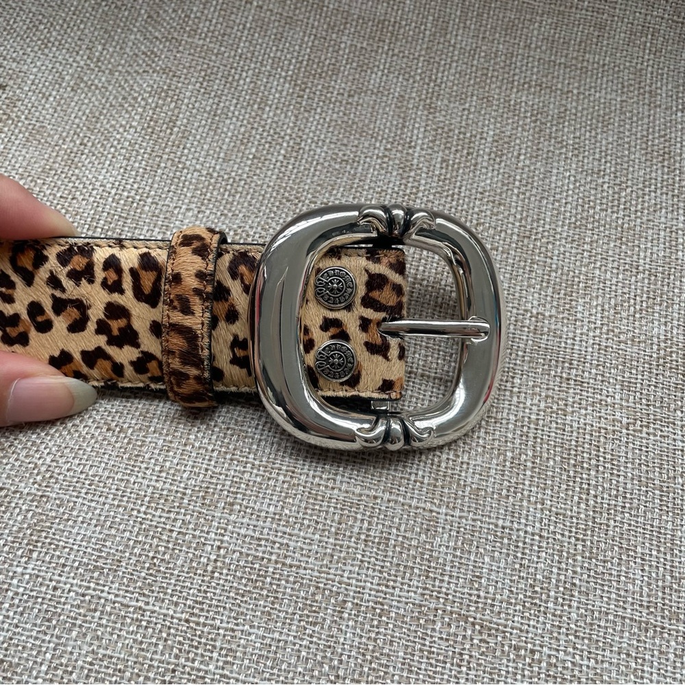 Chrome Hearts Leopard Haircalf Belt - Picture 3 of 9